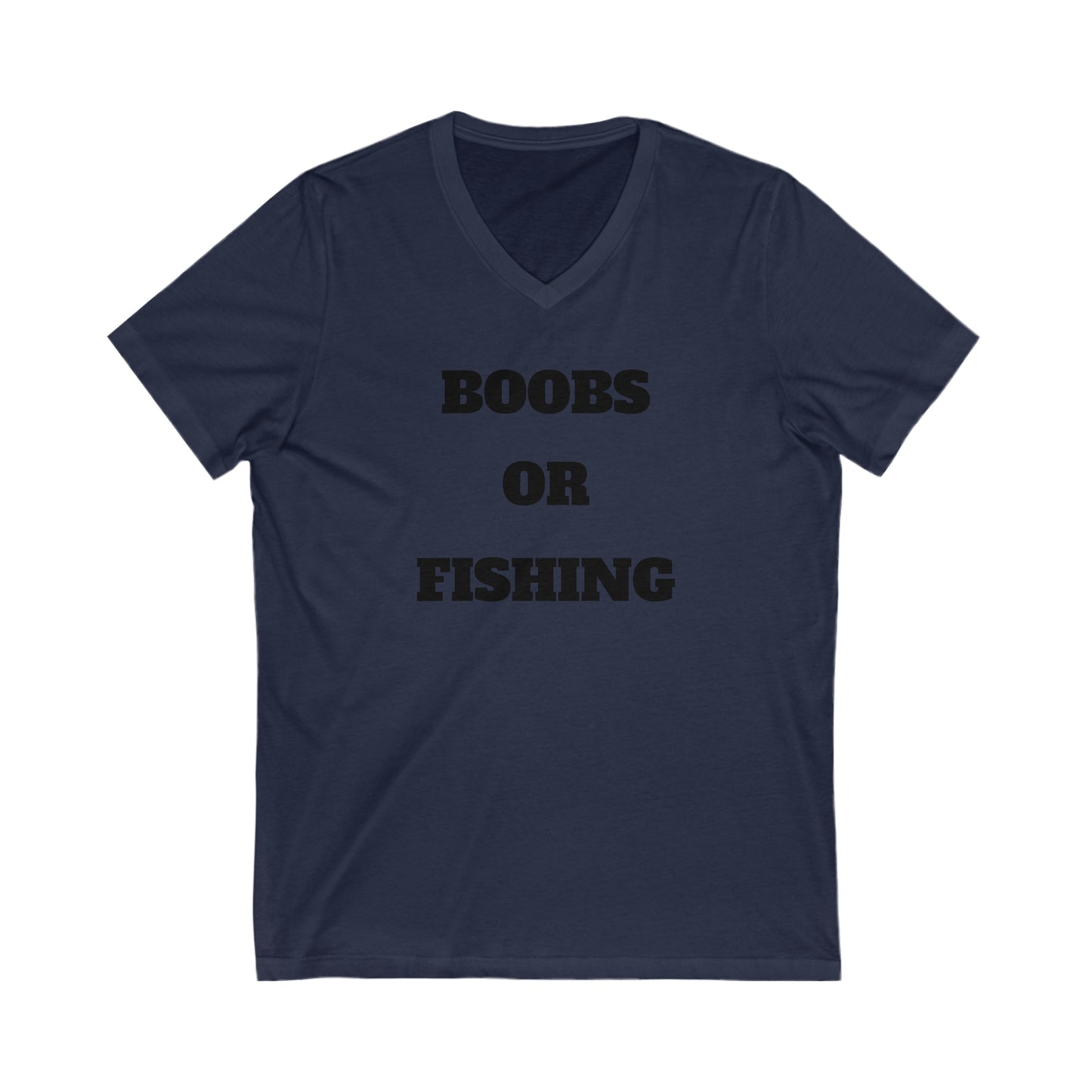 Custom t-shirts are made to order. These comfortable V-neck t-shirts are great gifts for her or him.  Jersey Short Sleeve V-Neck Tee